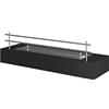 SIMPLE fire Biocamino, caminetto, camino a bioetanolo FIREBOX60 colore nero, 60cm x 19cm x 17,2 cm