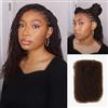 QUEEN VIRGIN REMY QVR - Capelli umani afro Kinkys Bulk per extension di dreadlock, 45,7 cm, colore marrone scuro, trecce intrecciate afro crespi per Locs 1 confezione da 50 grammi