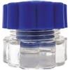 P.B. PHARMA Srl FRANTUMAPILLOLE IN ABS A 2 SCOMPARTI BASE TRASPARENTE COPERCHIO BLU DIMENSIONI 5,4X3,3X4,7 CM
