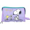 CYPBRANDS Marchi CyP: Snoopy, borsa da toilette, borsa da toilette, astuccio, astuccio, colore viola, prodotto ufficiale