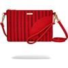 Sprayground Pochette Sprayground rosso reverse sip 2.0 clutch con tracolla