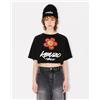 Kenzo T-Shirt Kenzo Paris cropped "Futura Boxy" donna
