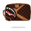 Sprayground Pochette e beauty Sprayground marrone Hennyville toiletry brick