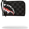 Sprayground Portafoglio Sprayground nero dripping sharks in paris zip-out walle