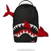 Sprayground Zaino Sprayground nero Shark smashed through dlx backpack