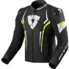 Revit Giacca da moto Revit Glide nero-giallo neon Saldi, 50
