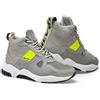 Revit Scarpe moto Revit Astro grigio-beige-giallo fluo, 44