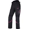 RSA Pantaloni da moto RSA Wasp neri, bianchi e rosa da donna, XL