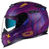 Nexx Casco moto integrale NEXX SX.100 Enigma viola Saldi, XS