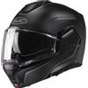 HJC Casco moto HJC I100 Solid semi-flat nero flip-up, XL