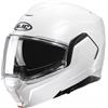 HJC Casco moto HJC I100 Solid flip-up bianco perla, L