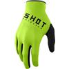 Shot Guanti da motocross per bambini Shot Raw Kid verde Saldi Dimensione: 10/11, 10/11