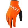 Shot Guanti da motocross per bambini Shot Raw Kid arancione Saldi Dimensione: 10/11, 10/11