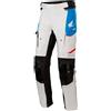 Alpinestars Andes Drystar Honda Pantaloni moto grigio chiaro-nero-blu-rosso, XL