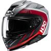 HJC Casco moto integrale HJC RPHA 71 Mapos MC1SF nero-bianco-grigio-rosso Saldi, L
