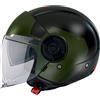 MT Helmets Casco moto aperto MT Viale SV S Beta A6 nero-verde Dimensione: 2XS, 2XS