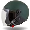 Cassida Casco moto aperto Cassida Handy verde-nero, S