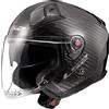 LS2 Casco moto aperto LS2 OF603 Infinity II Carbon-06 nero lucido, 3XL