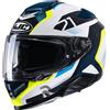HJC Casco moto integrale HJC RPHA 71 Hapel MC3H blu-bianco-giallo fluo Saldi, XS