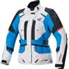 Alpinestars Alpinestar Giacca Moto Donna Stella Andes Drystar Honda Grigio-Nero-Blu-Rosso 23, XL