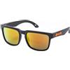 Meatfly Occhiali da sole Meatfly Memphis neri e arancioni,