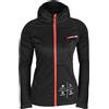 MotoZem Giacca softshell donna MotoZem Racing Team nera e rossa, XS