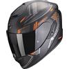 Scorpion Casco moto integrale Scorpion EXO-1400 EVO Air Shell nero-arancio opaco, XL