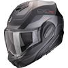 Scorpion Casco moto pieghevole Scorpion EXO-TECH EVO PRO COMMUTA nero-argento opaco, 2XL