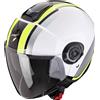 Scorpion Casco moto aperto Scorpion EXO-CITY II VEL bianco-giallo fluo, 2XL