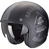 Scorpion Casco moto aperto Scorpion Belfast Evo Spade Nero-Argento opaco, S