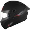 MT Helmets MT TARGO S SOLID A1 casco moto integrale nero opaco, XS