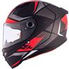 MT Helmets Casco moto integrale MT REVENGE 2 S HATAX B5 nero-grigio-rosso, S