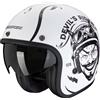 Scorpion Casco moto aperto Scorpion Belfast Evo ROMEO nero opaco e bianco, M
