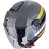 Scorpion Casco aperto Scorpion EXO-CITY II BEE grigio-giallo-nero, M
