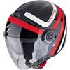 Scorpion Casco moto aperto Scorpion EXO-CITY II RIVA nero-rosso, XL