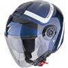Scorpion Casco moto aperto Scorpion EXO-CITY II RIVA blu-nero, XS