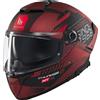 MT Helmets Casco moto integrale MT Thunder 4 SV Luminence rosso, S