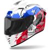 Airoh Casco moto integrato Airoh CONNOR Nation bianco-rosso-blu, S