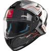 MT Helmets Casco moto integrale MT Targo S Brik nero-bianco lucido, XL