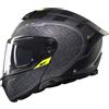 MT Helmets Casco moto apribile MT Atom 2 SV Destiny nero-grigio opaco, S