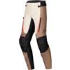 Alpinestars Pantaloni moto impermeabili Alpinestars ST-1 kaki-sabbia-nero-rosso fluo, M