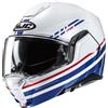 HJC Casco moto apribile HJC i100 Sysma MC21 bianco-blu, M