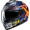 HJC Casco moto integrale HJC i71 Taurus MC1SF blu-grigio-giallo, XS