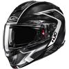 HJC Casco moto flip-up HJC RPHA 91 CARBON Lagos MC5 nero-grigio, M
