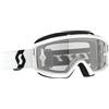 SCOTT Occhiali motocross SCOTT Primal Clear bianco con plexiglass trasparente,