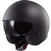 LS2 Casco moto jet LS2 OF599 Spitfire II Solid nero opaco, L
