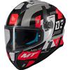 MT Helmets Casco integrale da moto MT Targo S SERGIO GARCIA nero-grigio-rosso, XS