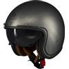 MT Helmets Casco moto jet MT Le Mans 2 SV Scratched Chrome grigio opaco, L