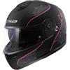 LS2 Casco modulare LS2 FF908 Strobe II Lux nero-rosa, L