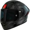 MT Helmets Casco integrale da moto MT KRE+ Carbon Solid A11 nero lucido, XL